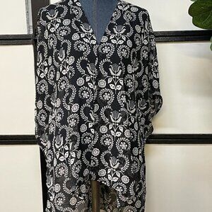 LA Hearts Kimono Style Cardigan One Size